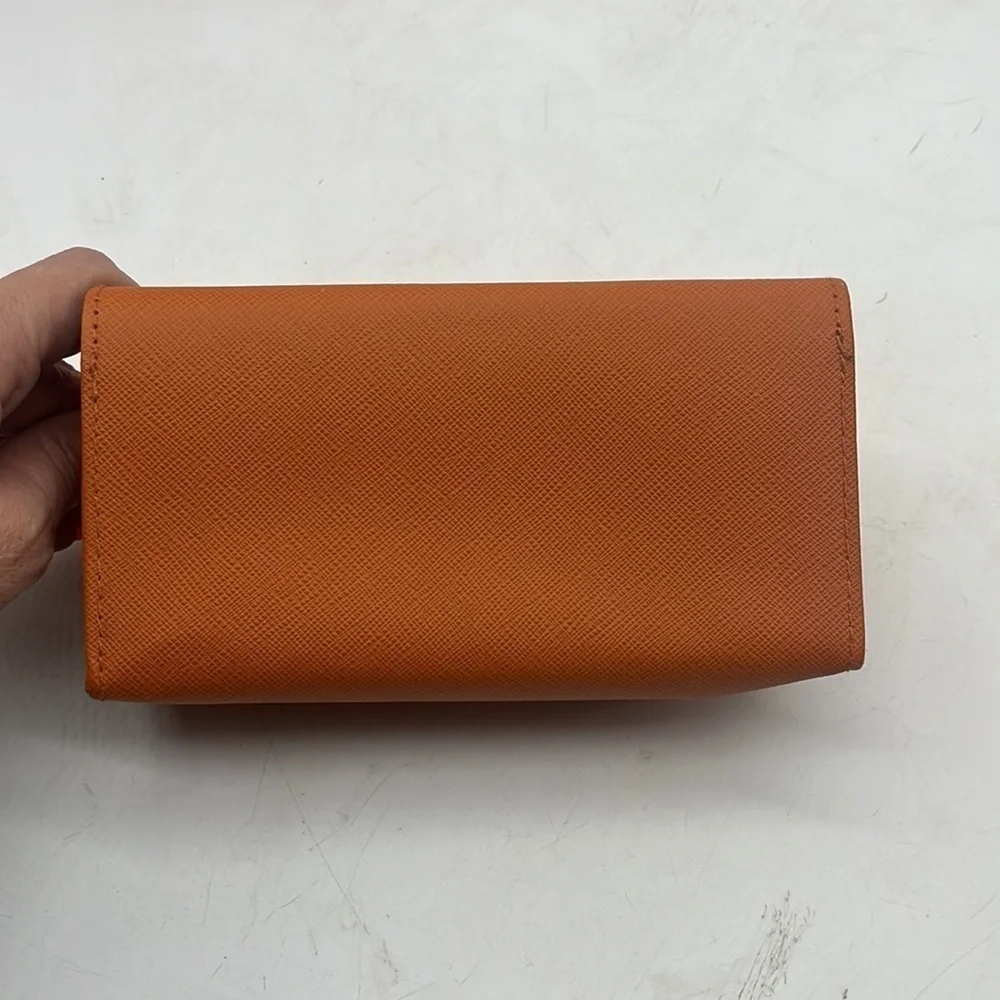 Tory Burch Orange Glasses Case